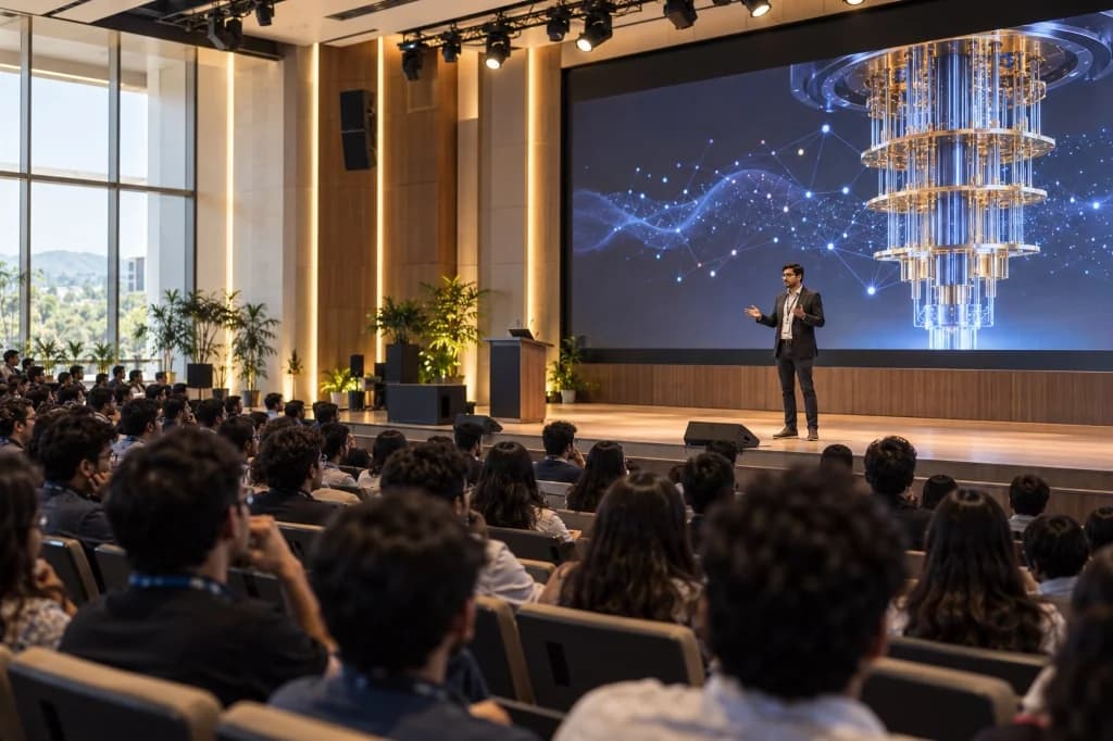 Keynotes and technical presentations on quantum computing